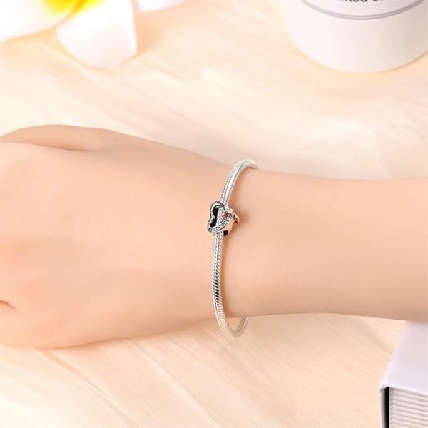 Heart Diamond Ring Beads Charm Pandora Compatible - Heart Diamond Ring Beads - Image 2