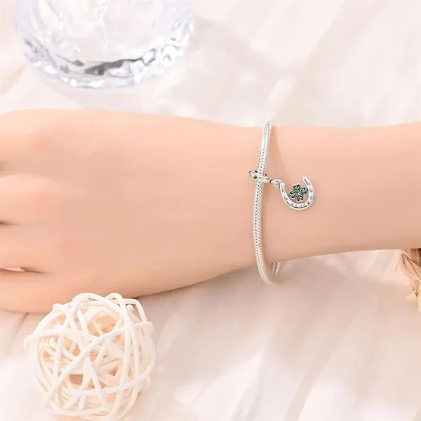 Green Tree of Life and Mom Pendant Charm Pandora Compatible - Green Tree of Life and Mom Pendant - Image 2