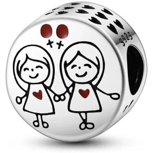 Friendship Charm Pandora Compatible - Friendship