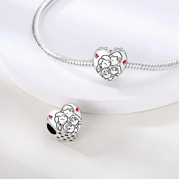 Happy Family Charm Pandora Compatible - Happy Family - Image 2