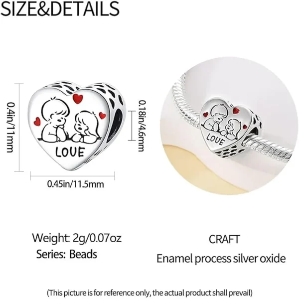 Love Charm Pandora Compatible - Love - Image 2