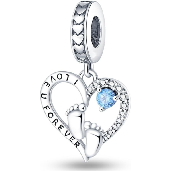 Lorram - Mother's Day Foot Pendant Pandora compatible