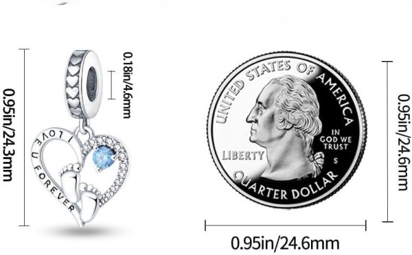 Lorram - Mother's Day Foot Pendant Pandora compatible - Image 3