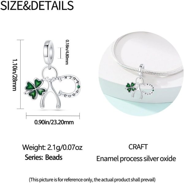 Lorram - Lucky Horseshoe Three-Piece Charm Pandora Compatible - Image 4