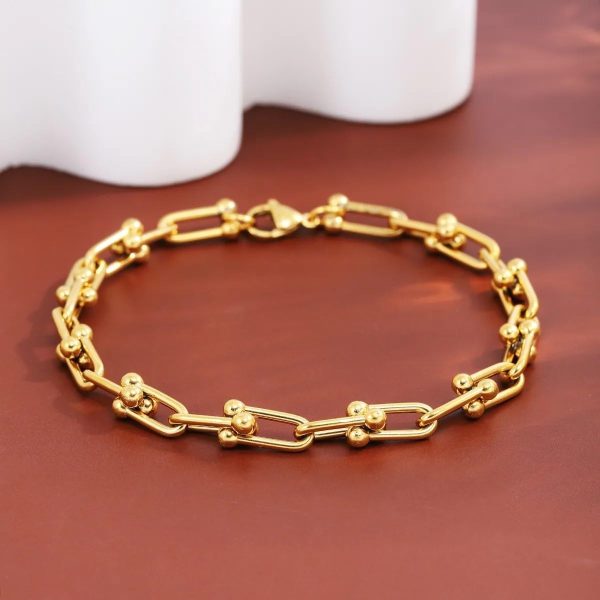 Lorram - 18K Gold plated Horseshoe Bracelet