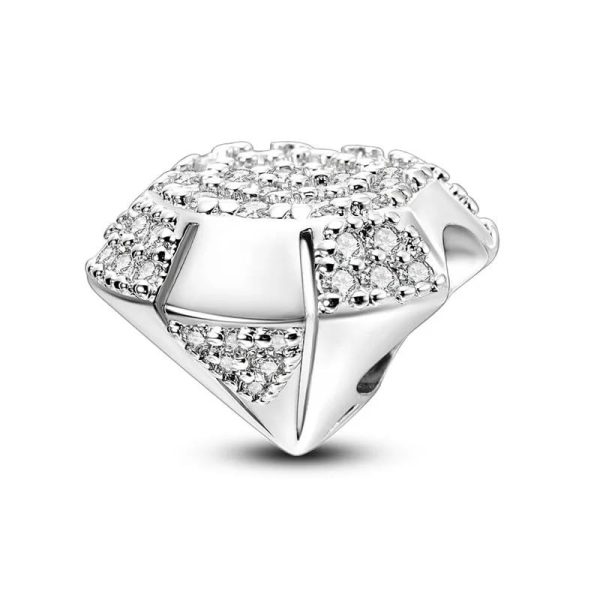 Lorram - Diamond-Shaped Charm Pandora Compatible