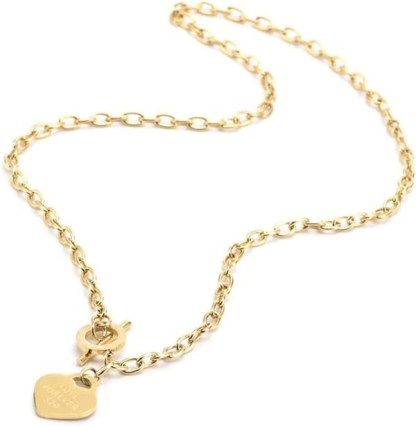 Lorram - 18K Gold Plated Heart Necklace - Image 2
