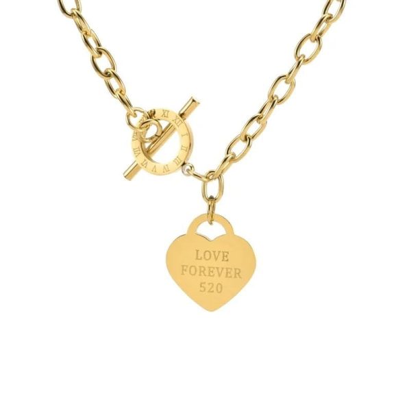 Lorram - 18K Gold Plated Heart Necklace