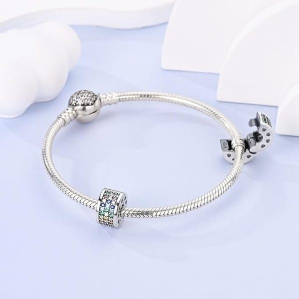 Lorram - Rainbow Color Charm Blocker Pandora Compatible - Image 3