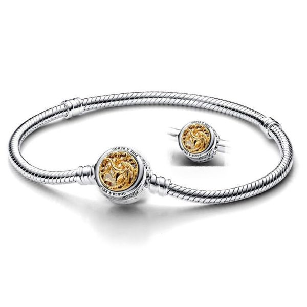 Lorram Jewellery Silver Plated Snake Chain Bracelet